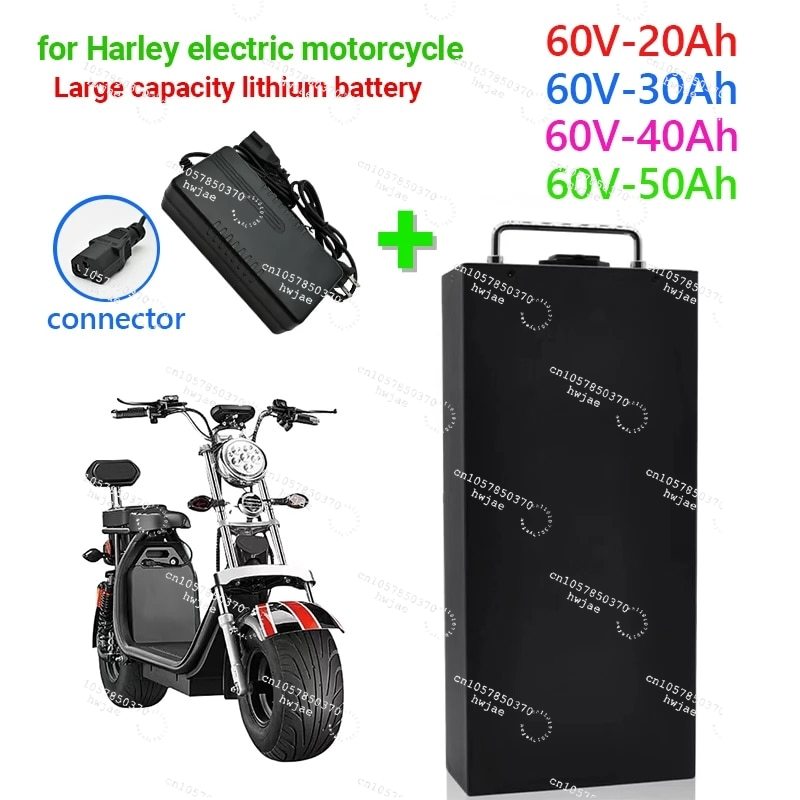 60V 50Ah Electric Scooter Battery - Scooter elétrica, bateria elétrica para motocicleta,