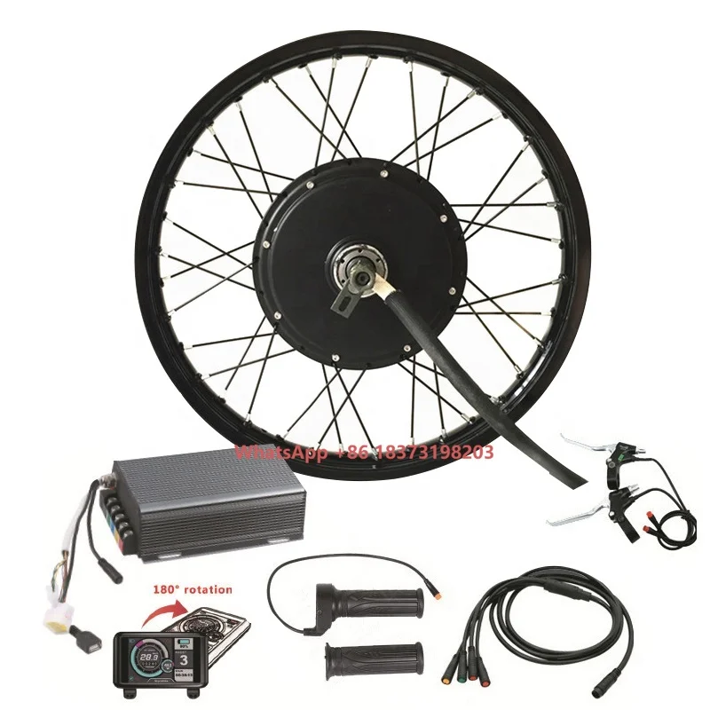 Ebike 48v 72v QS V3 5000w Kit  - 72V 100A Sabvoton Controller avaliação e preço