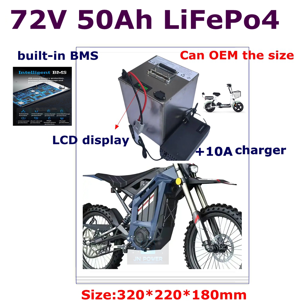 JN-24S 72V 50Ah lifepo4 bateri - 72V 40Ah Lifepo4 Battery Pack avaliação e preço