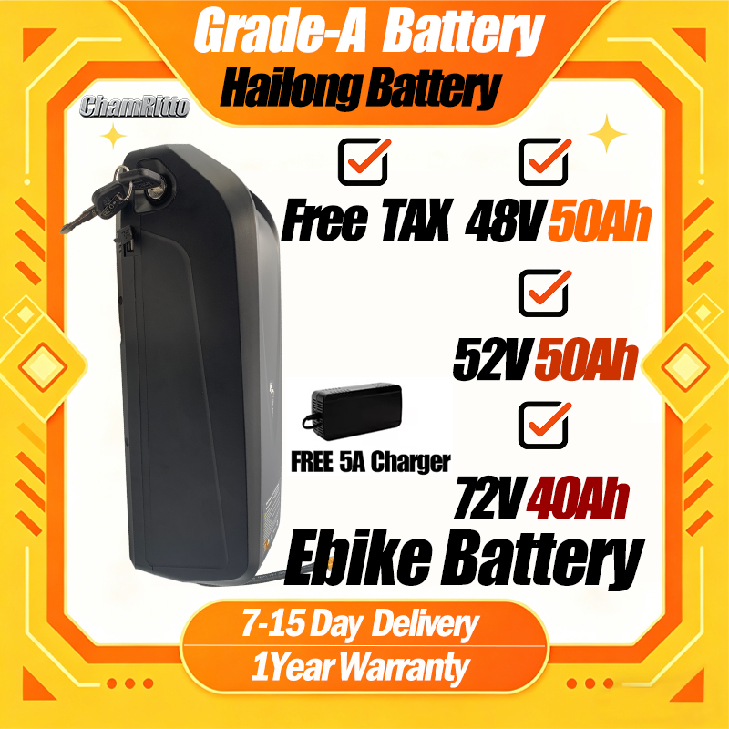 Bateria para Ebike 48V 50AH 52 - 72V 50Ah 21700 Lithium Battery avaliação e preço